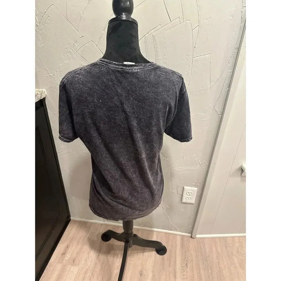 Acid Wash Red White Blue Graphic tee Medium - Picture 2 of 3